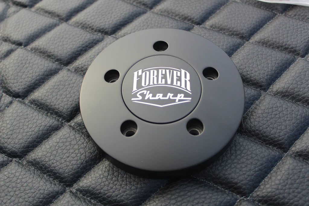 Black Forever Sharp Big Rig Horn Button - Thumbnail 2