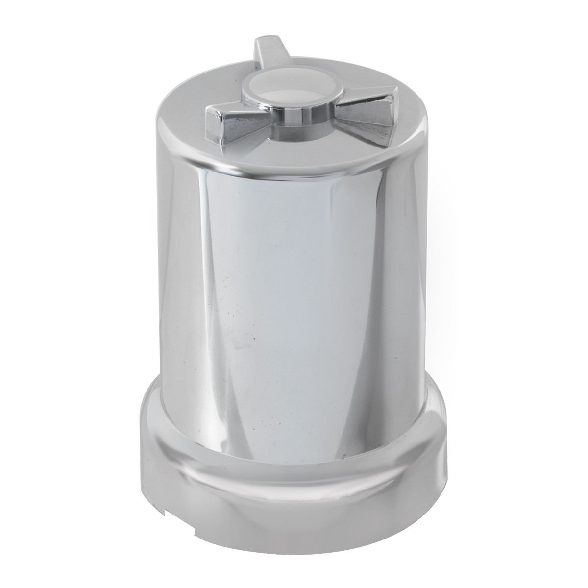 Spinner Top Multi-Size Cr Pl Lug Nut Cvr w/ Flange