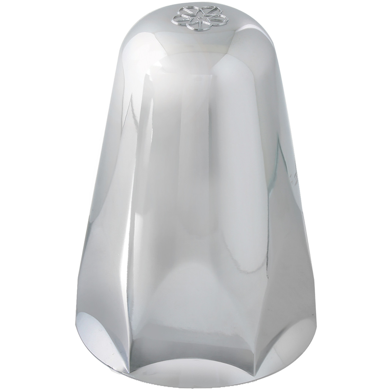 Standard Chrome Plastic Lug Nut Cover with Flange