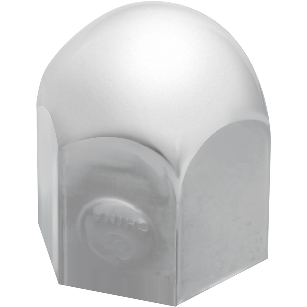 Standard Cr Steel Lug Nut Cvr w/o Flange 7/16" to 1" W