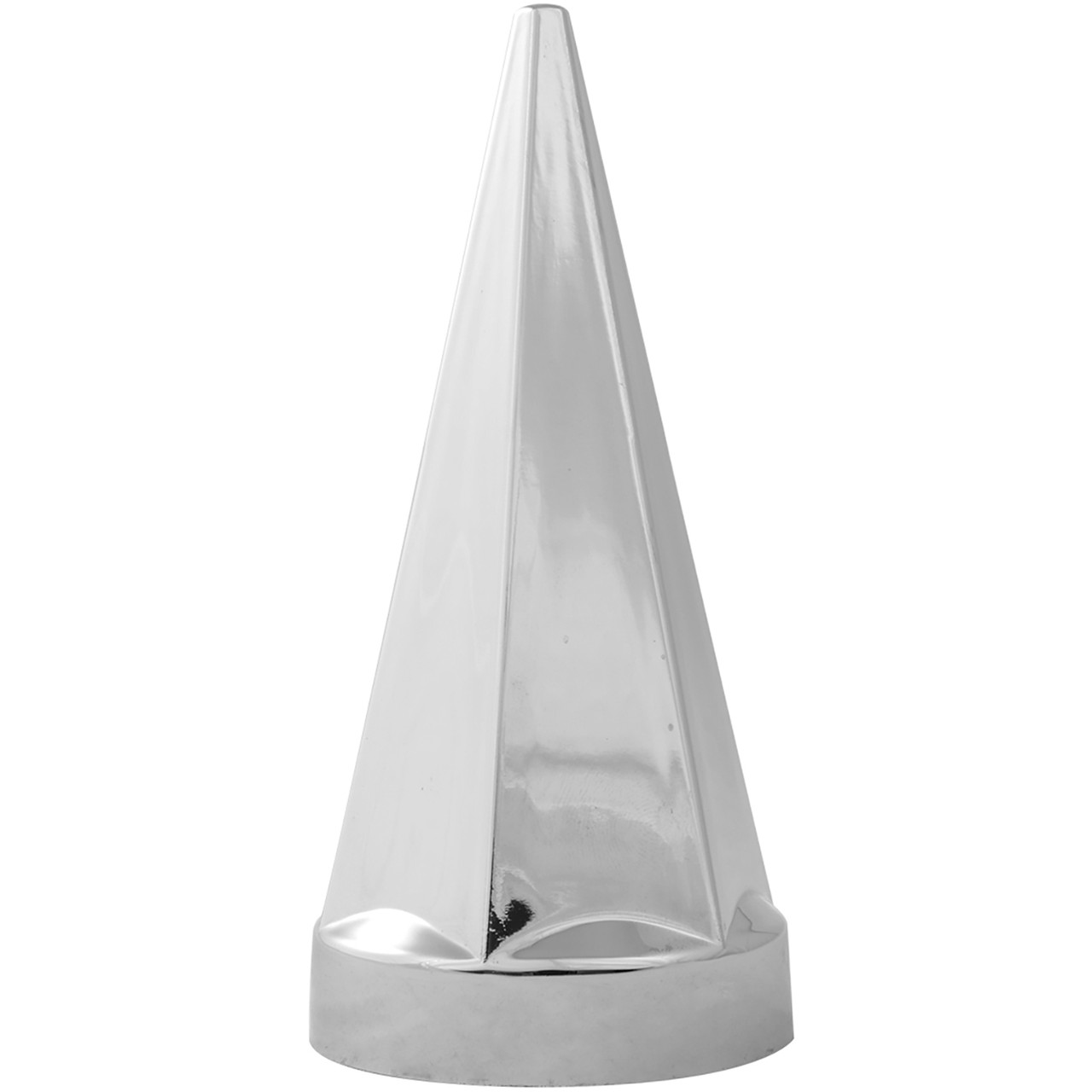 Pyramid Hex Chrome Plastic Lug Nut Cover