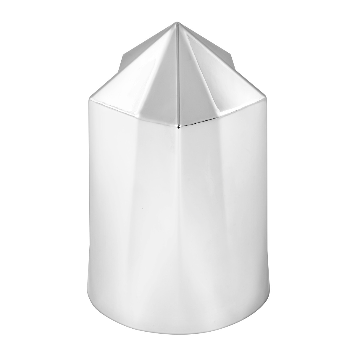 Pointed Star Chrome Plastic Lug Nut Cover