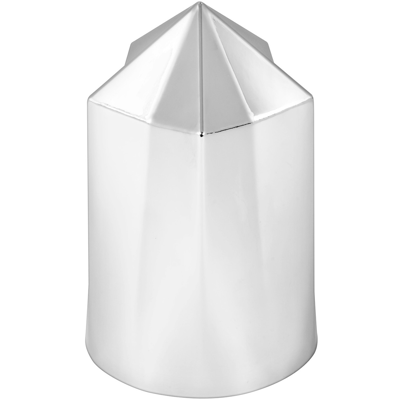 Pointed Star Chrome Plastic Lug Nut Cover