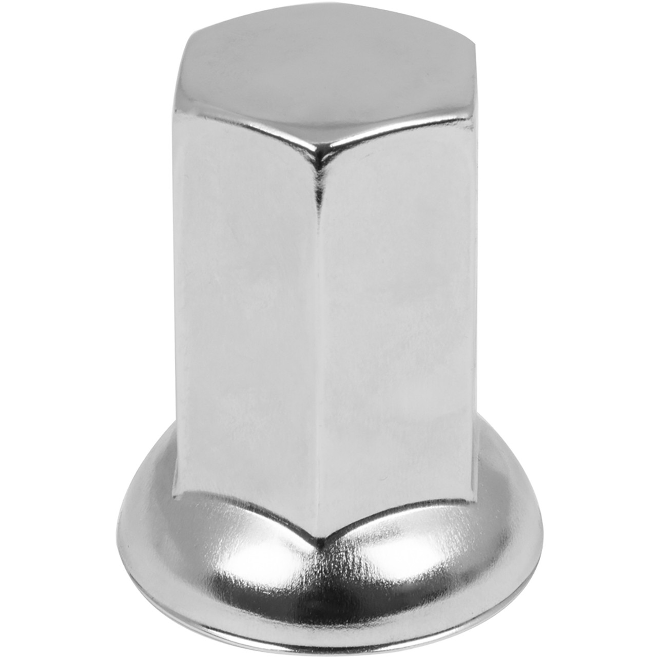 Hex Chrome Steel Cover with Flange