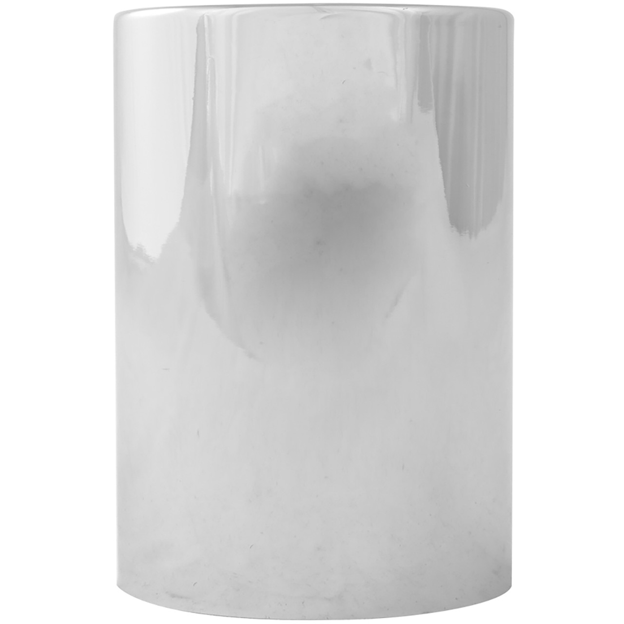 3-1/2" Cylinder Chrome Plastic Lug Nut Cover