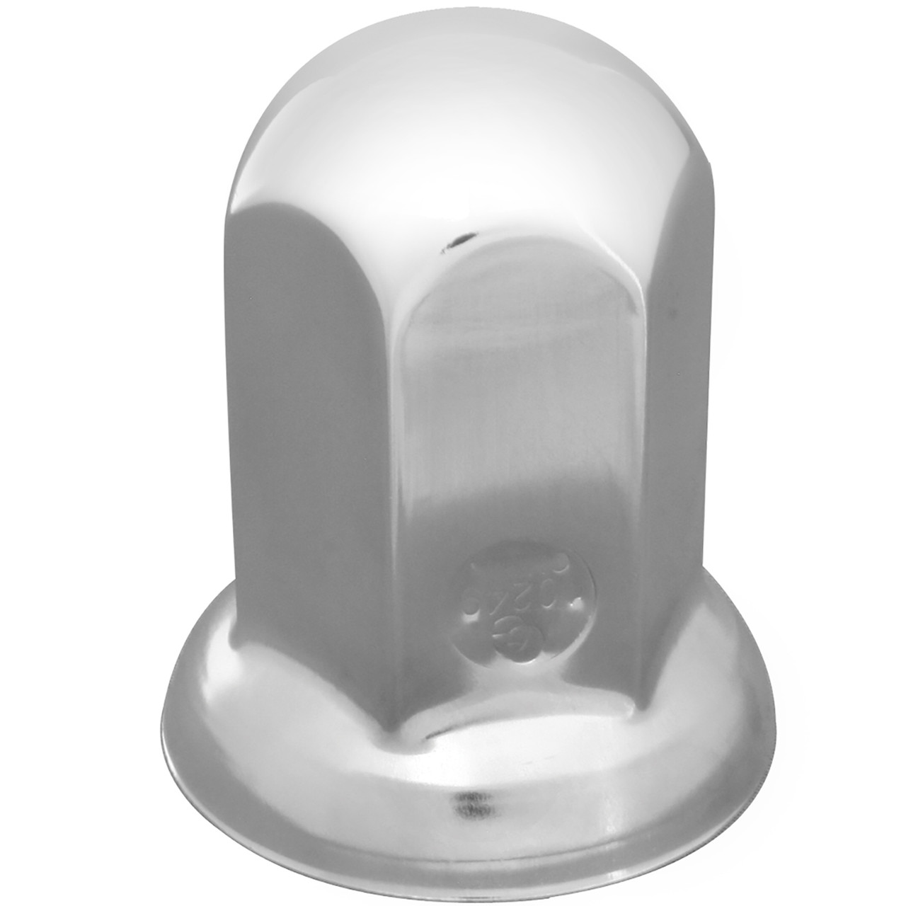 Standard Chrome Steel Lug Nut Cover with Flange
