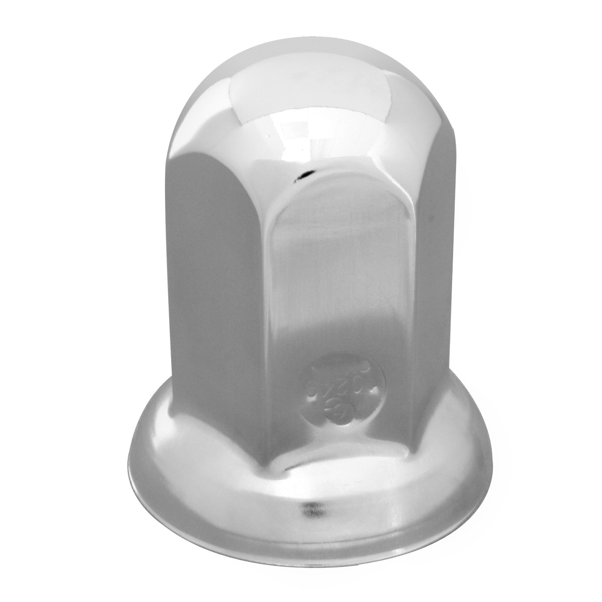 Standard Chrome Steel Lug Nut Cover with Flange