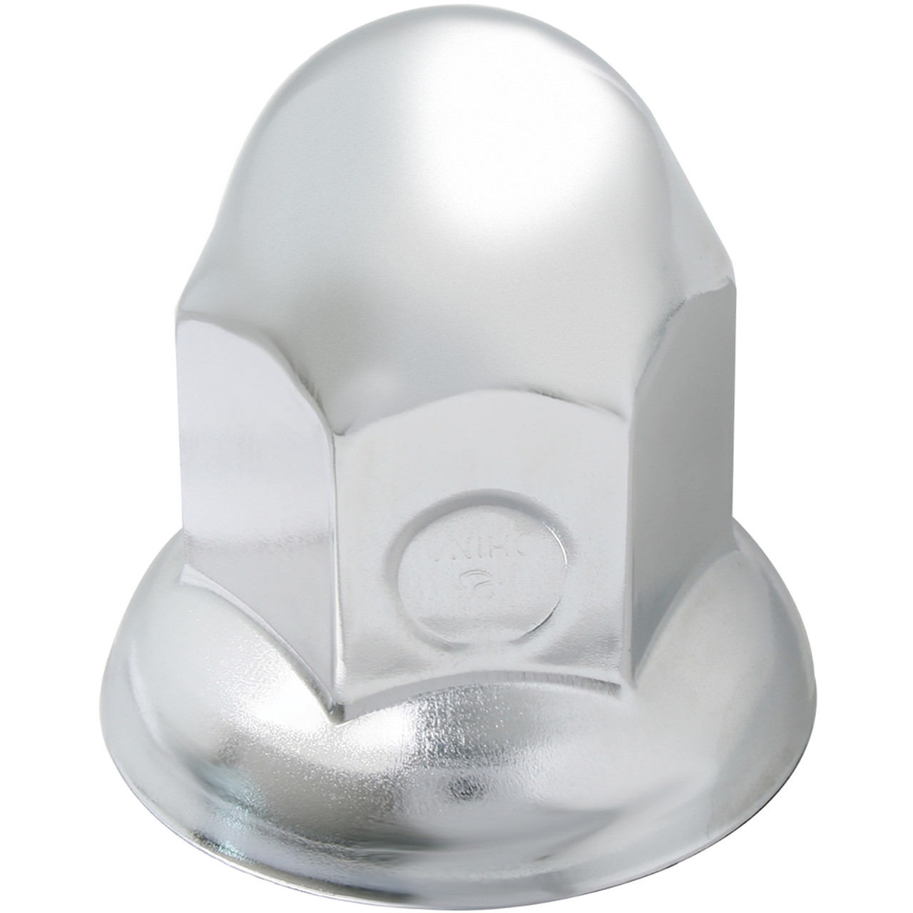 Nipple Chrome Steel Lug Nut Cover with Flange