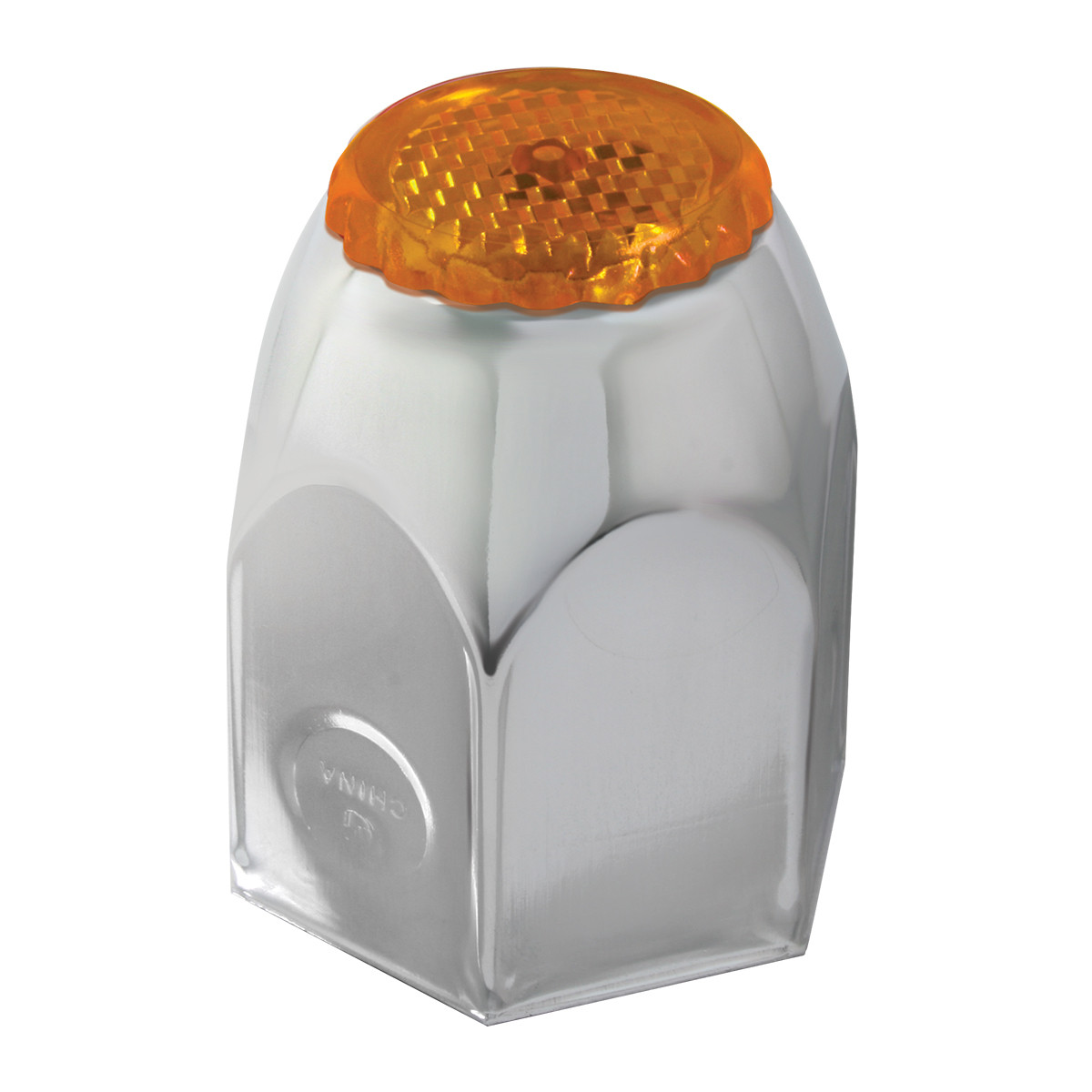 Classic Color Reflector Cr Steel Lug Nut Cvr w/o Flange