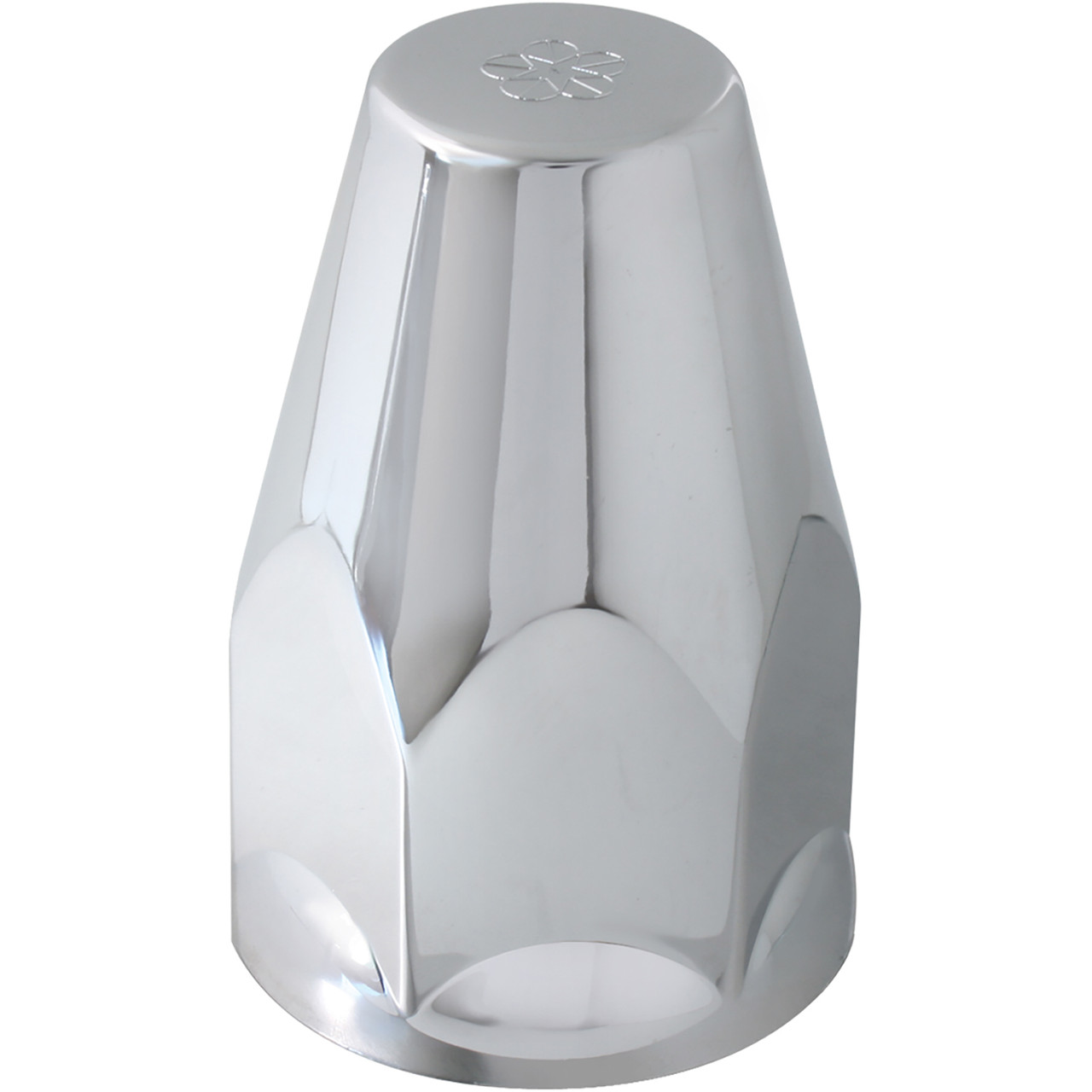 Classic Chrome Lug Nut Cover with Flange