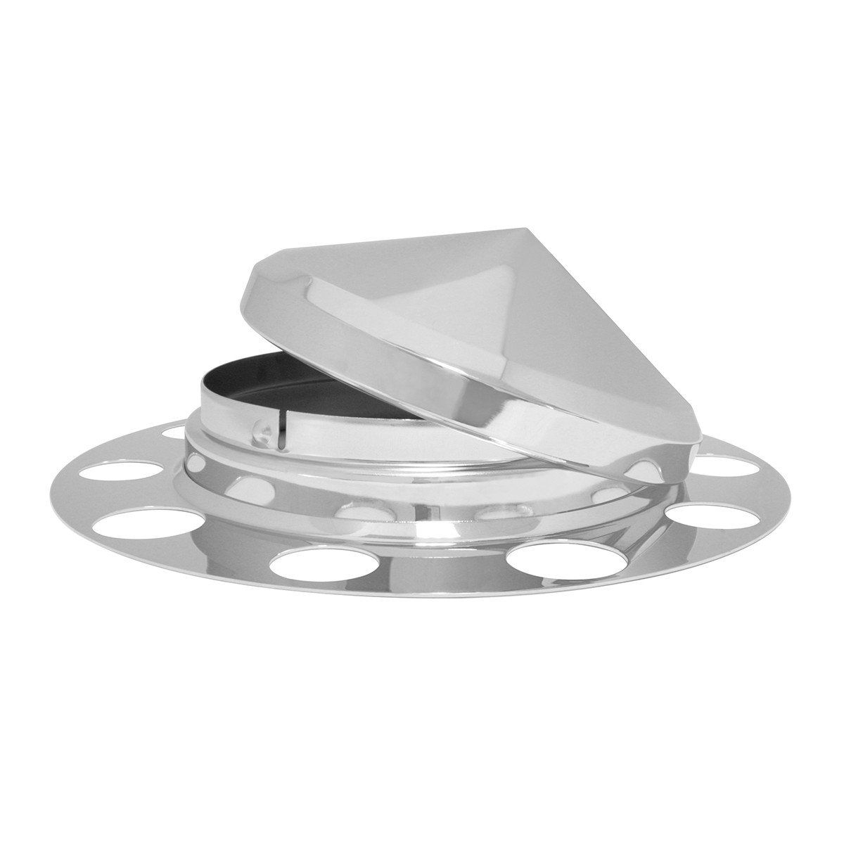 Three-Piece Front Axle Cover Set w/o Lug Nut Cover