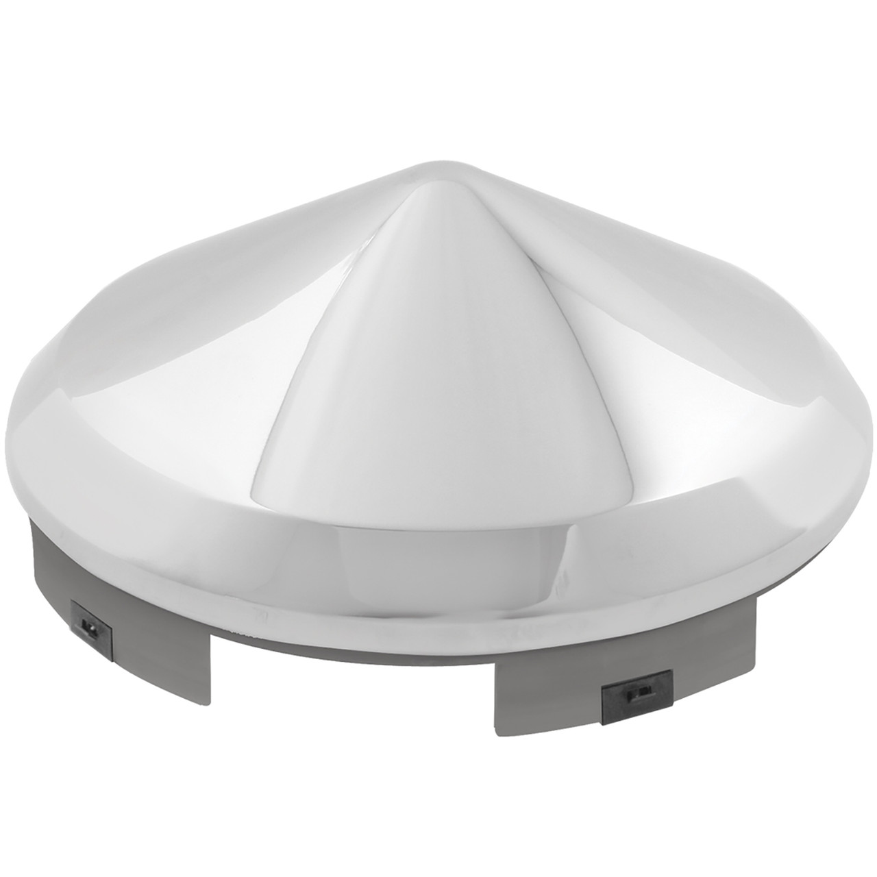 Universal Cone Front Hub Cap 3" H