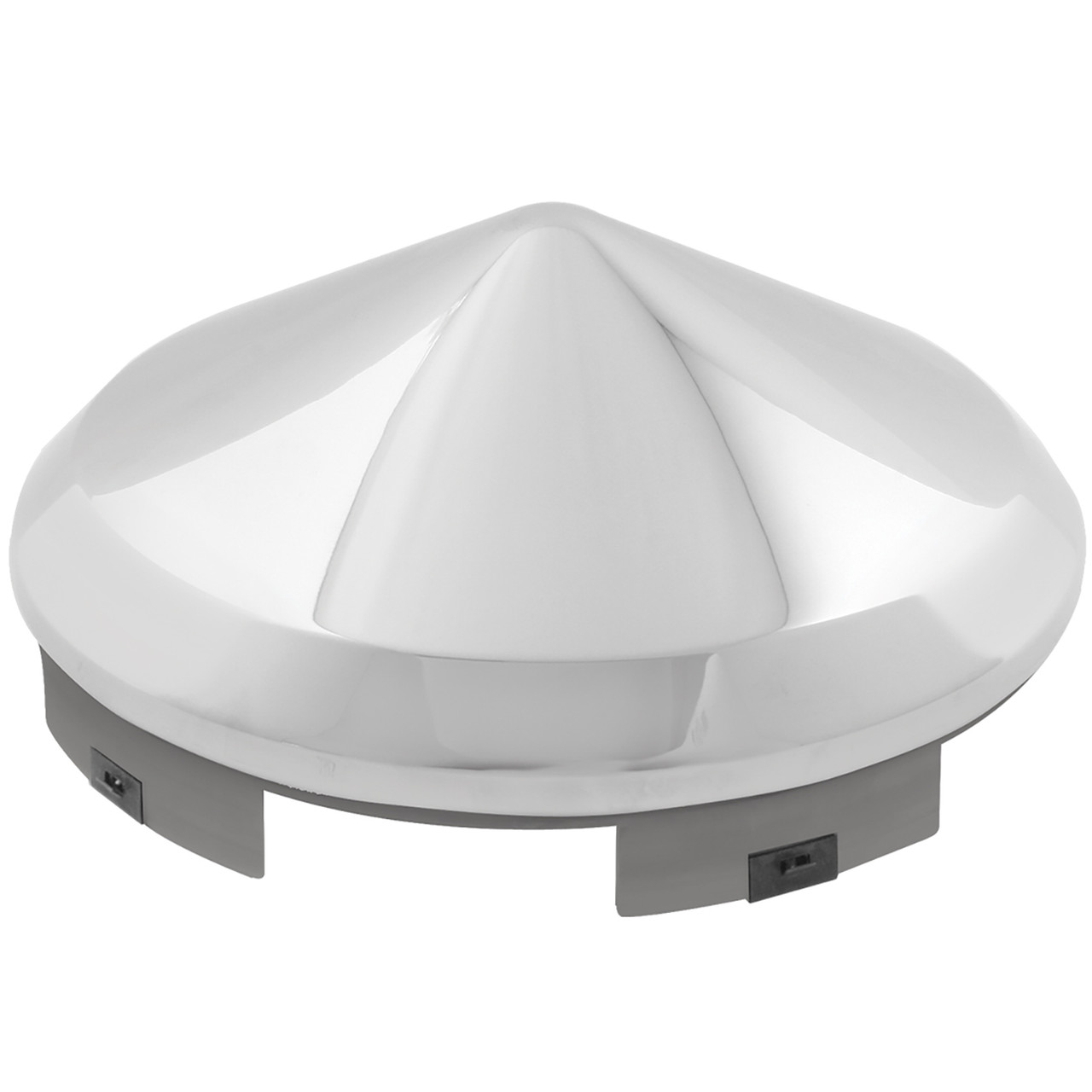 Universal Cone Front Hub Cap 3" H