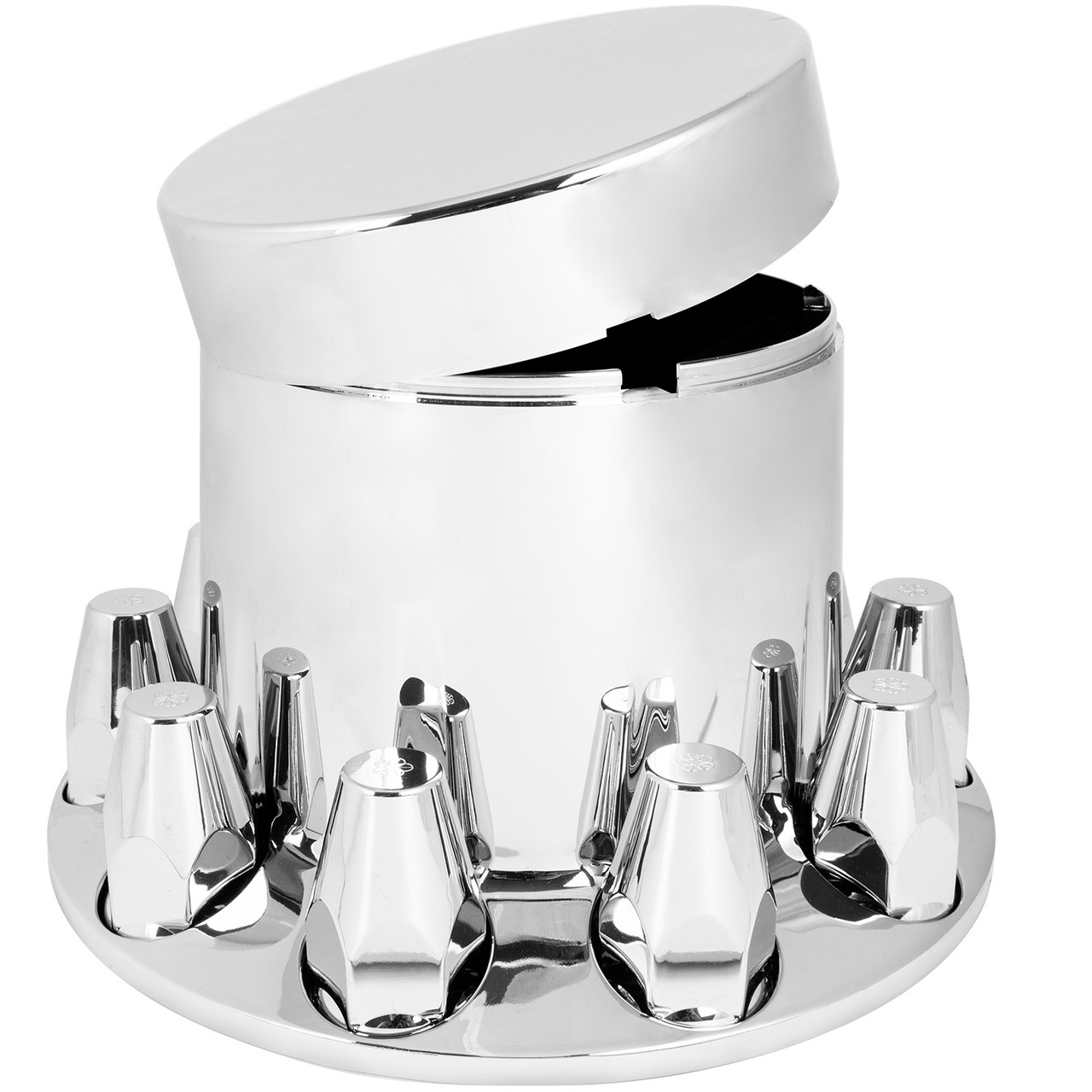 Chrome Plastic ABS Rear Axle Cover Set