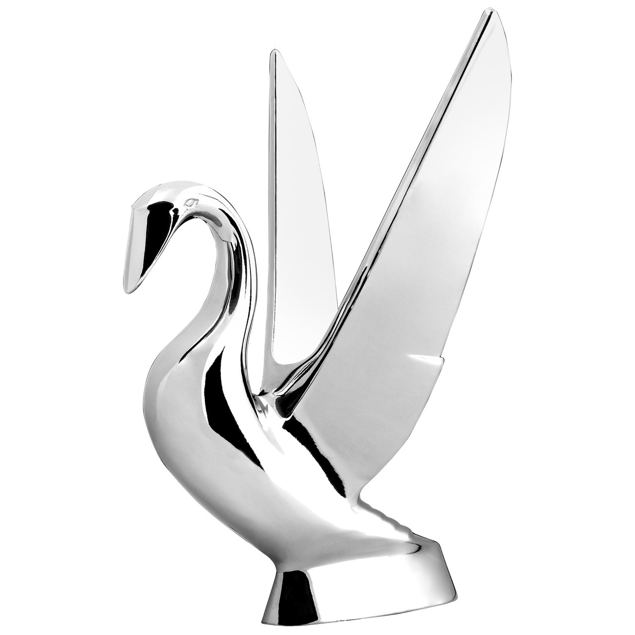 Swan Hood Ornament with Vintage Style Wings - Thumbnail 4