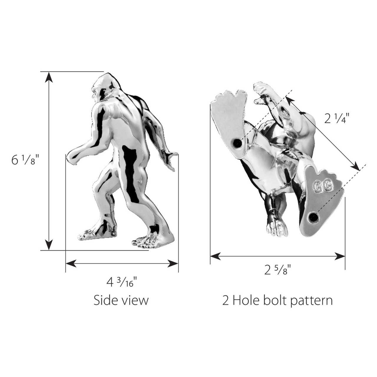 Big Foot Hood Ornament