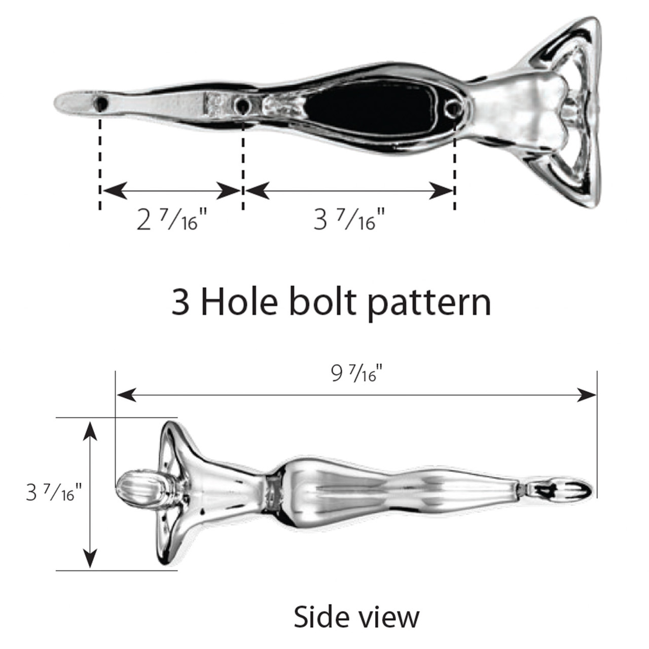 Vintage Posing Lady Hood Ornament - Thumbnail 2