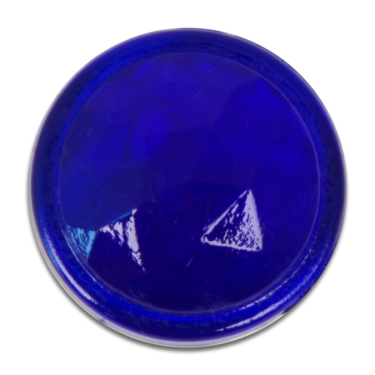 Color Glass Dot with Chrome Rim