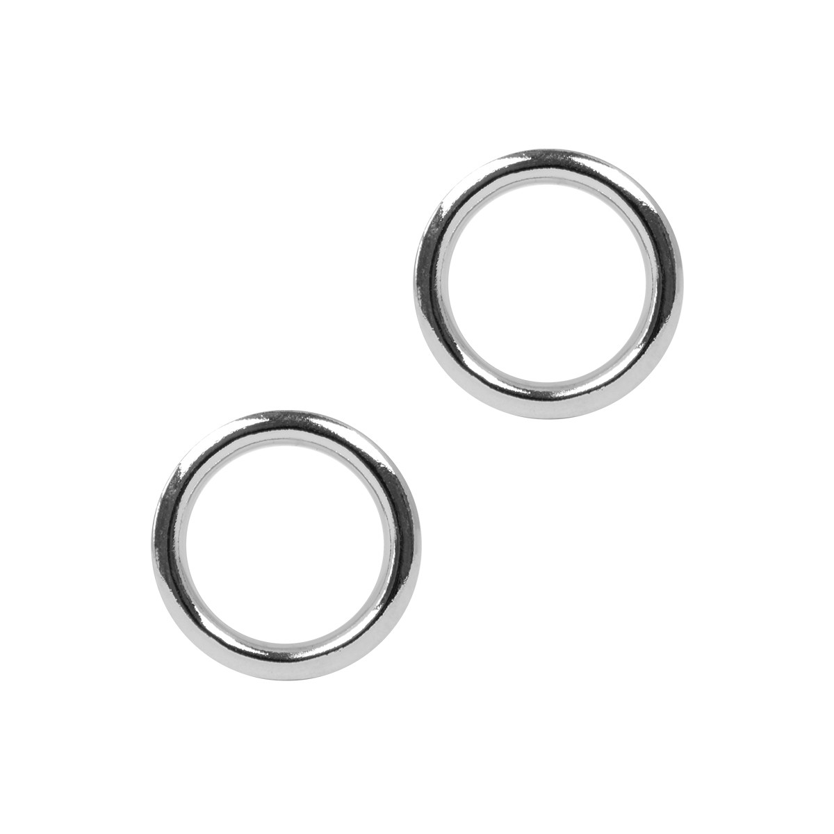 Color Glass Dot with Chrome Rim