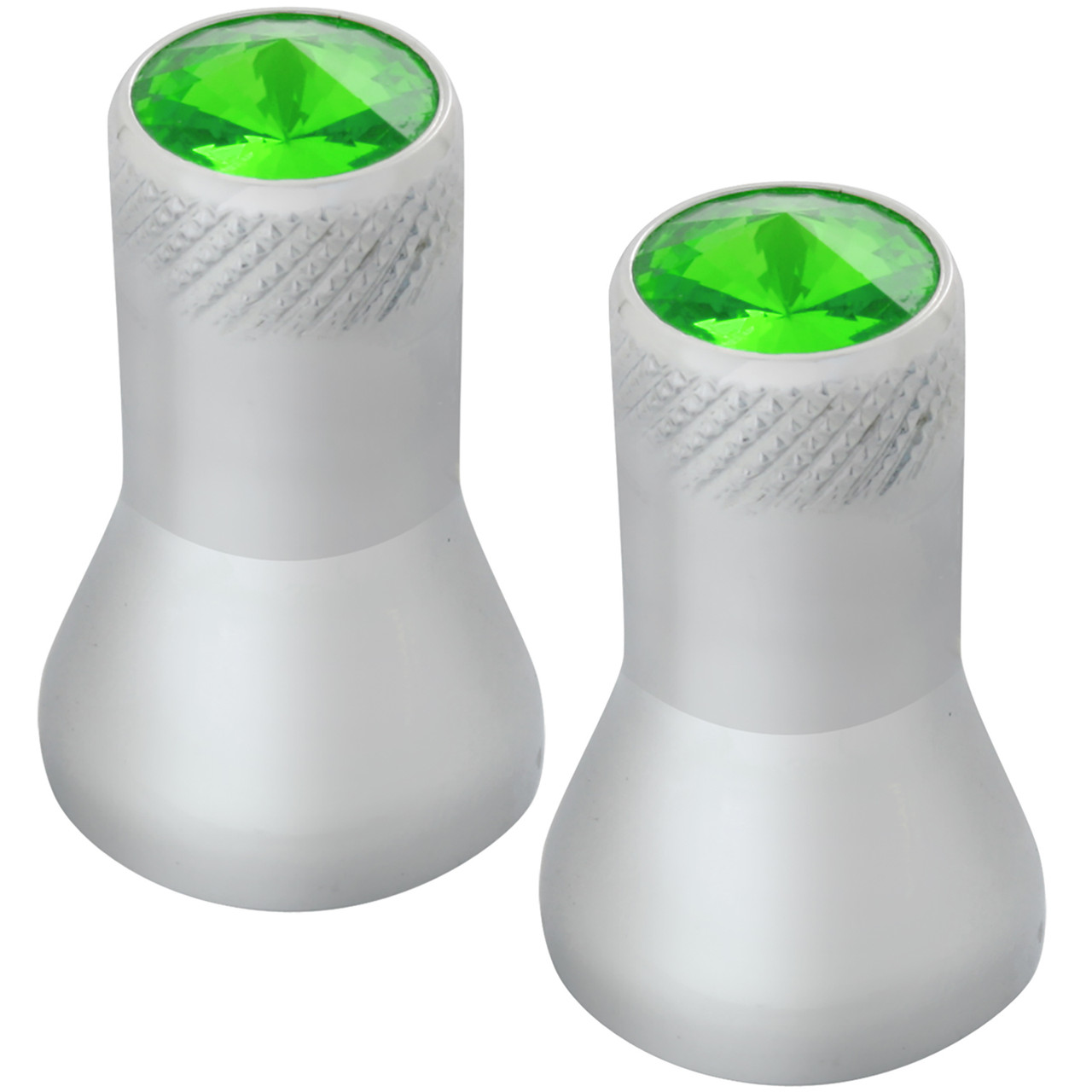 Aluminum Tire Valve Stem Cover w/ Crystal