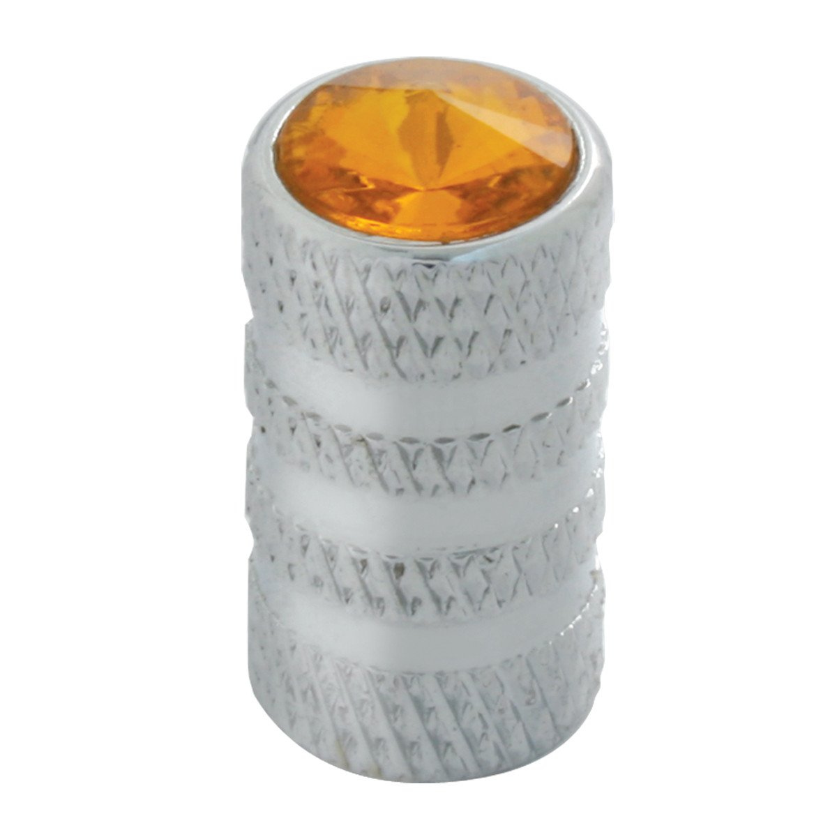 Tubular Style Tire Valve Stem Cover w/ Crystal