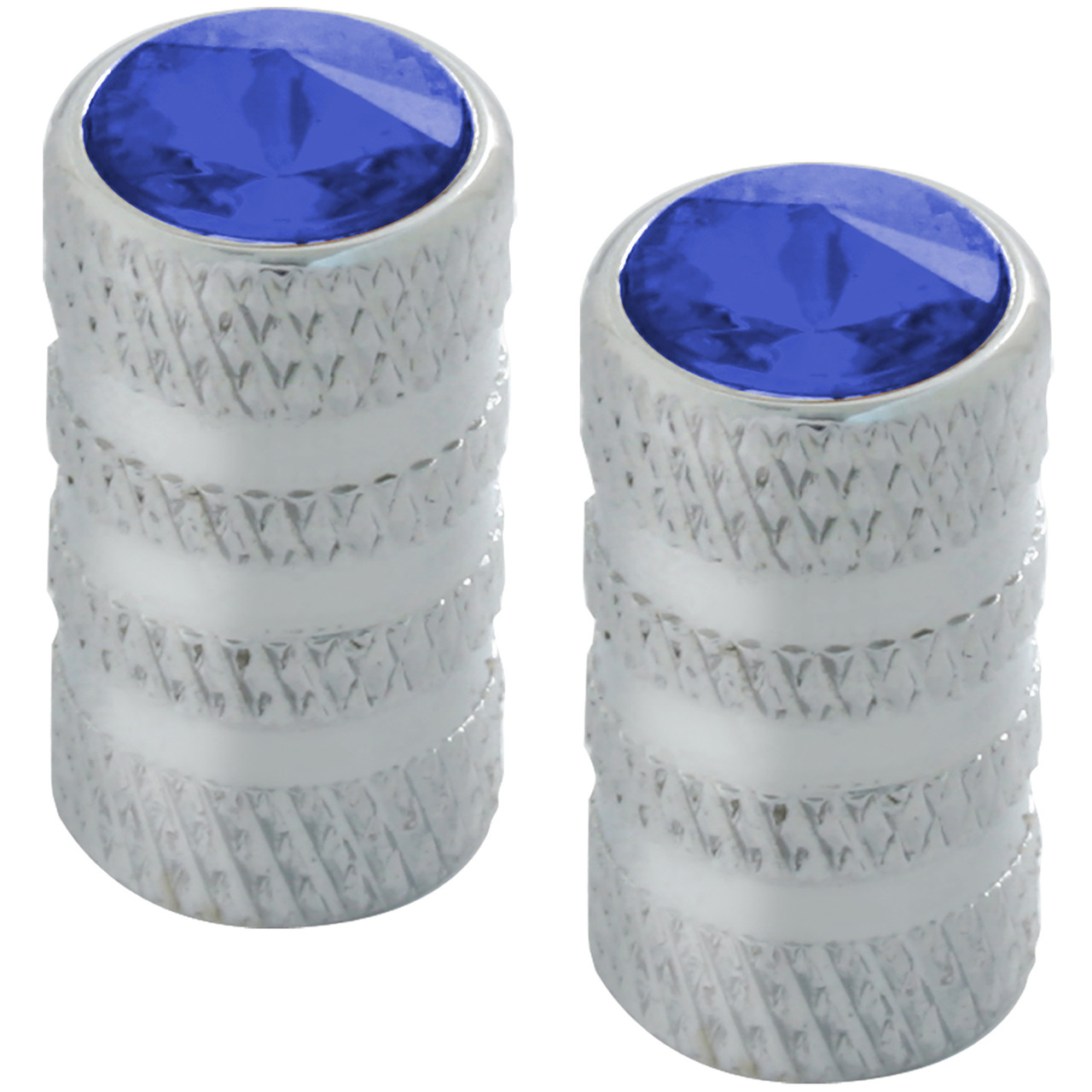 Tubular Style Tire Valve Stem Cover w/ Crystal
