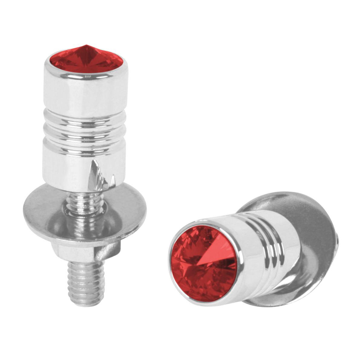 Aluminum Fastener Set with Crystal - Thumbnail 2