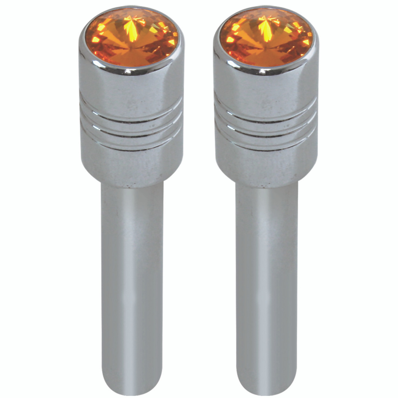 Door Lock Knobs with Color Crystal on Top