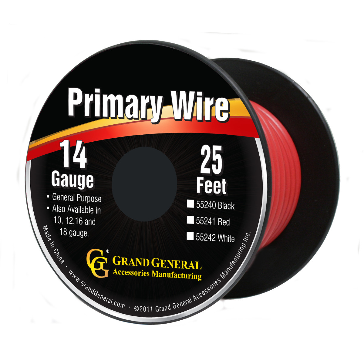 25 Feet Primary Wire Roll with Spool