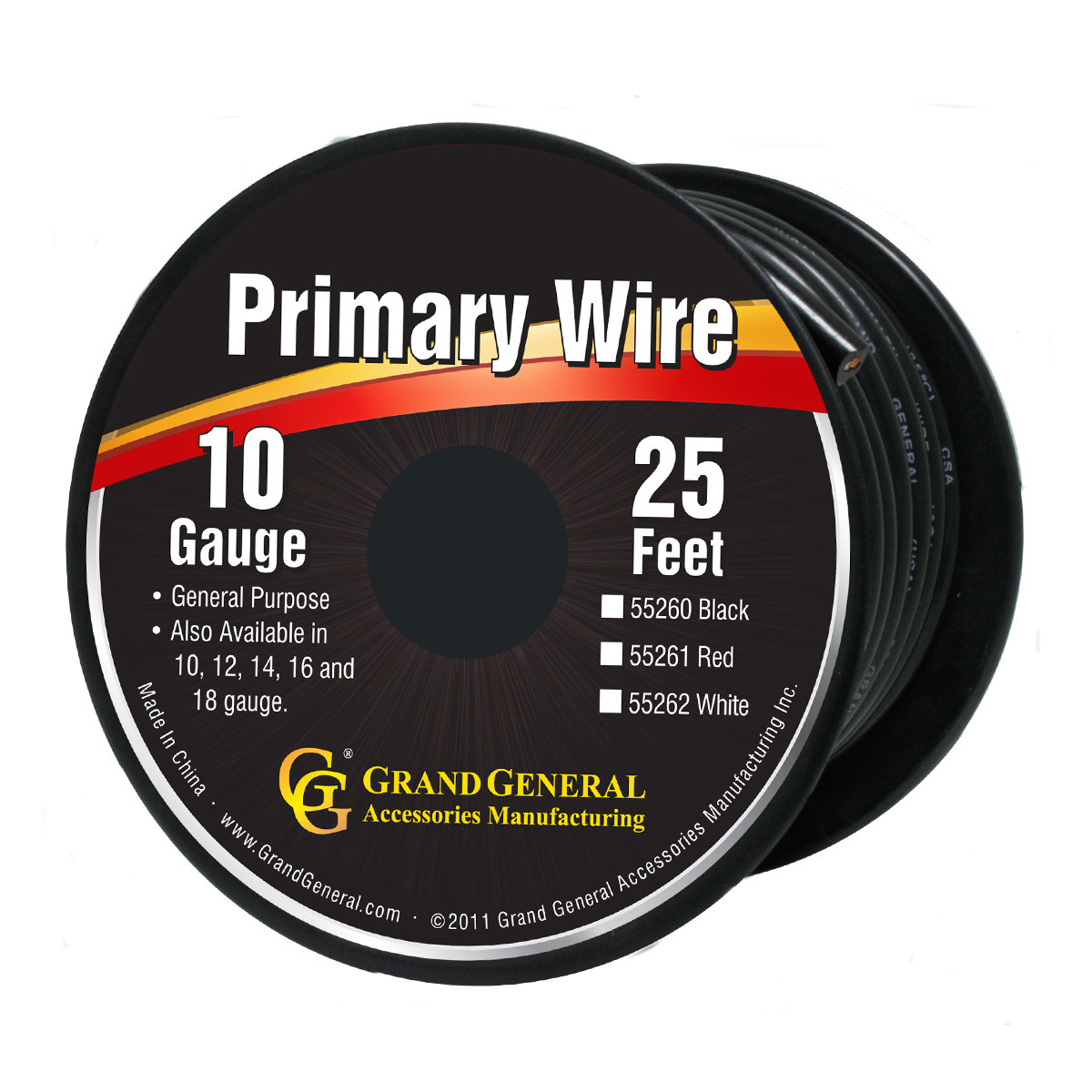 25 Feet Primary Wire Roll with Spool