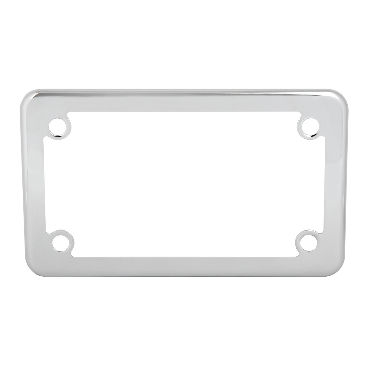Motorcycle License Plate Frame w/ 4 Holes