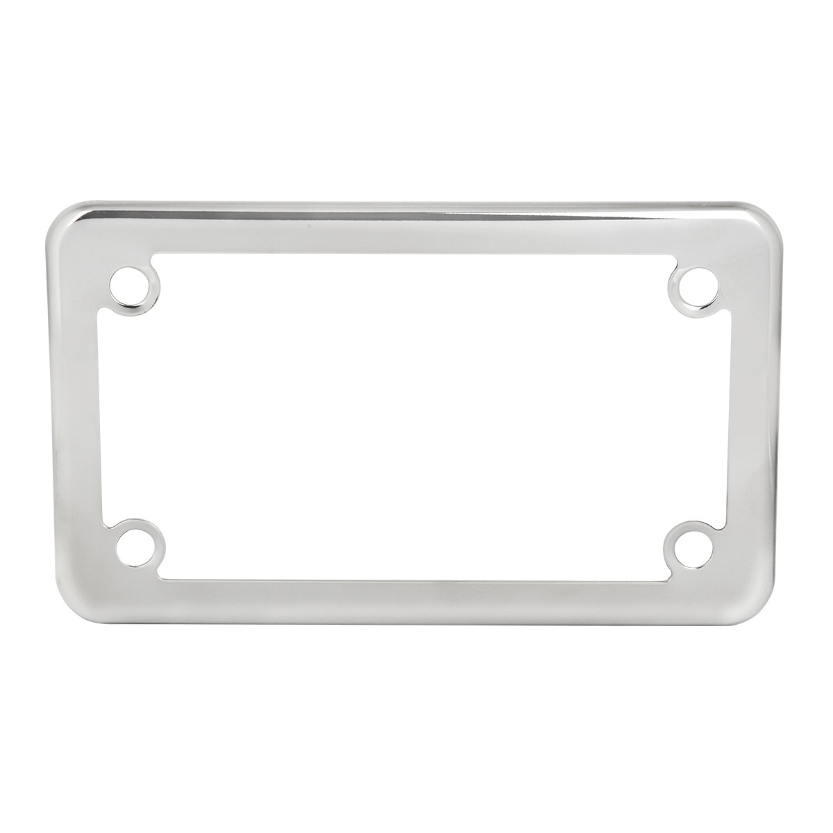 Motorcycle License Plate Frame w/ 4 Holes