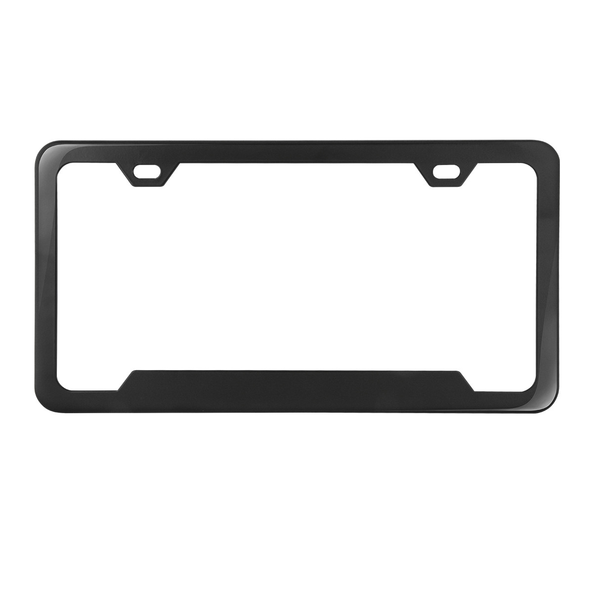 License Plate Frame w/ 2 Holes & Raised Center