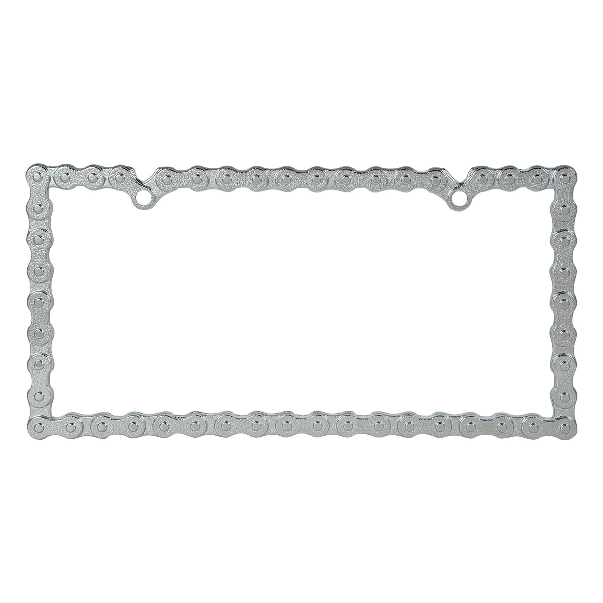 Bike Chain License Plate Frame w/ 2 Holes