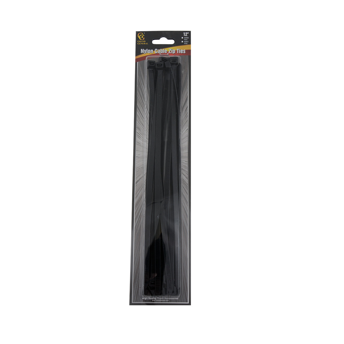12" Nylon Cable Zip Ties