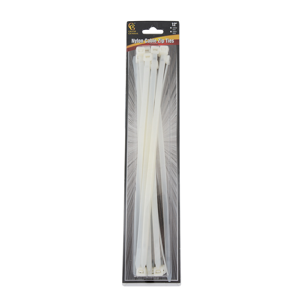 12" Nylon Cable Zip Ties