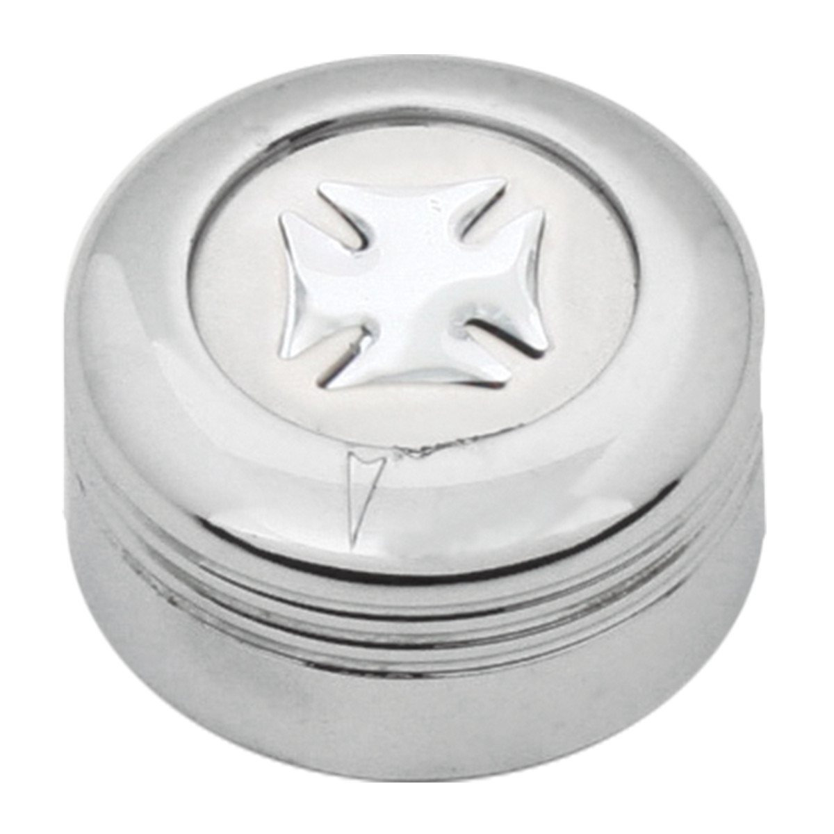 A/C Knobs with Gold and Silver Iron Cross