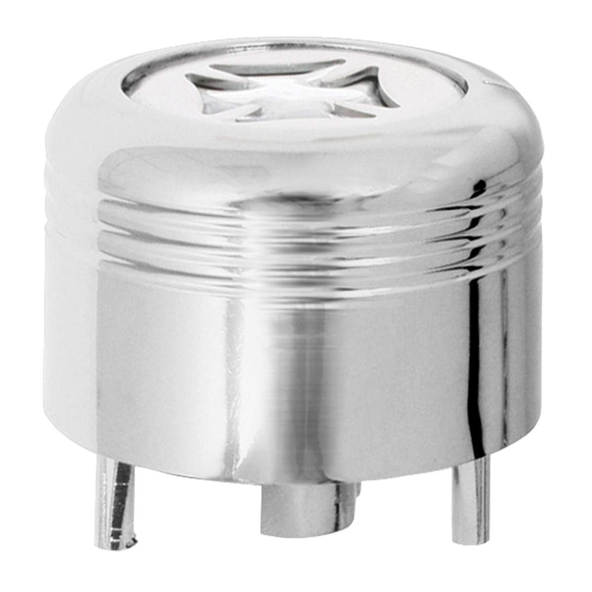 A/C Knobs with Gold and Silver Iron Cross