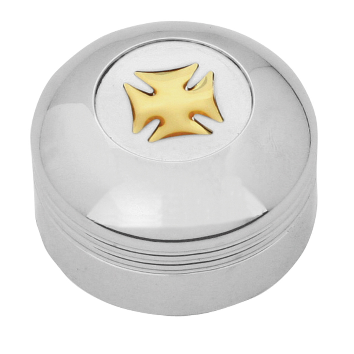 A/C Knobs with Gold and Silver Iron Cross