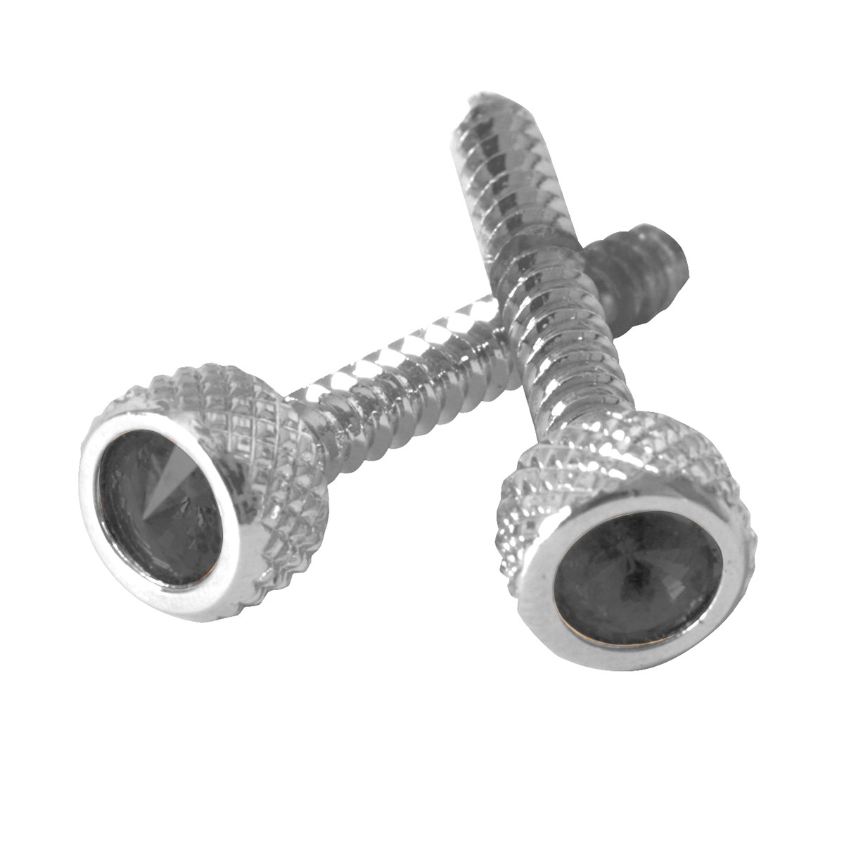 Small Dash Screw with Black Crystal
