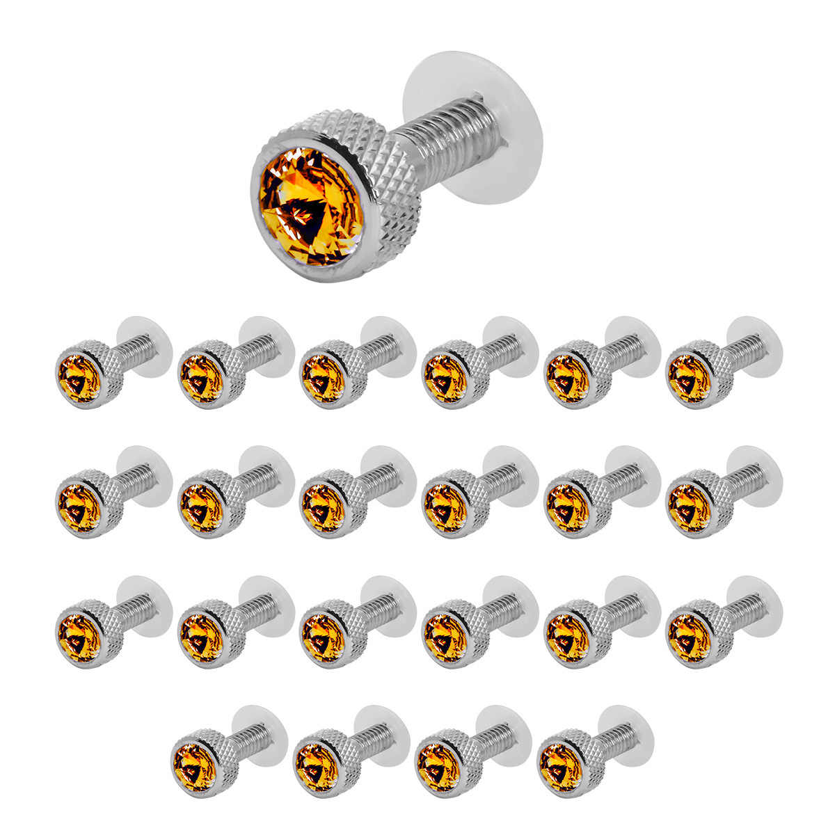 Dash Screw w/ Crystal - Fine Thread