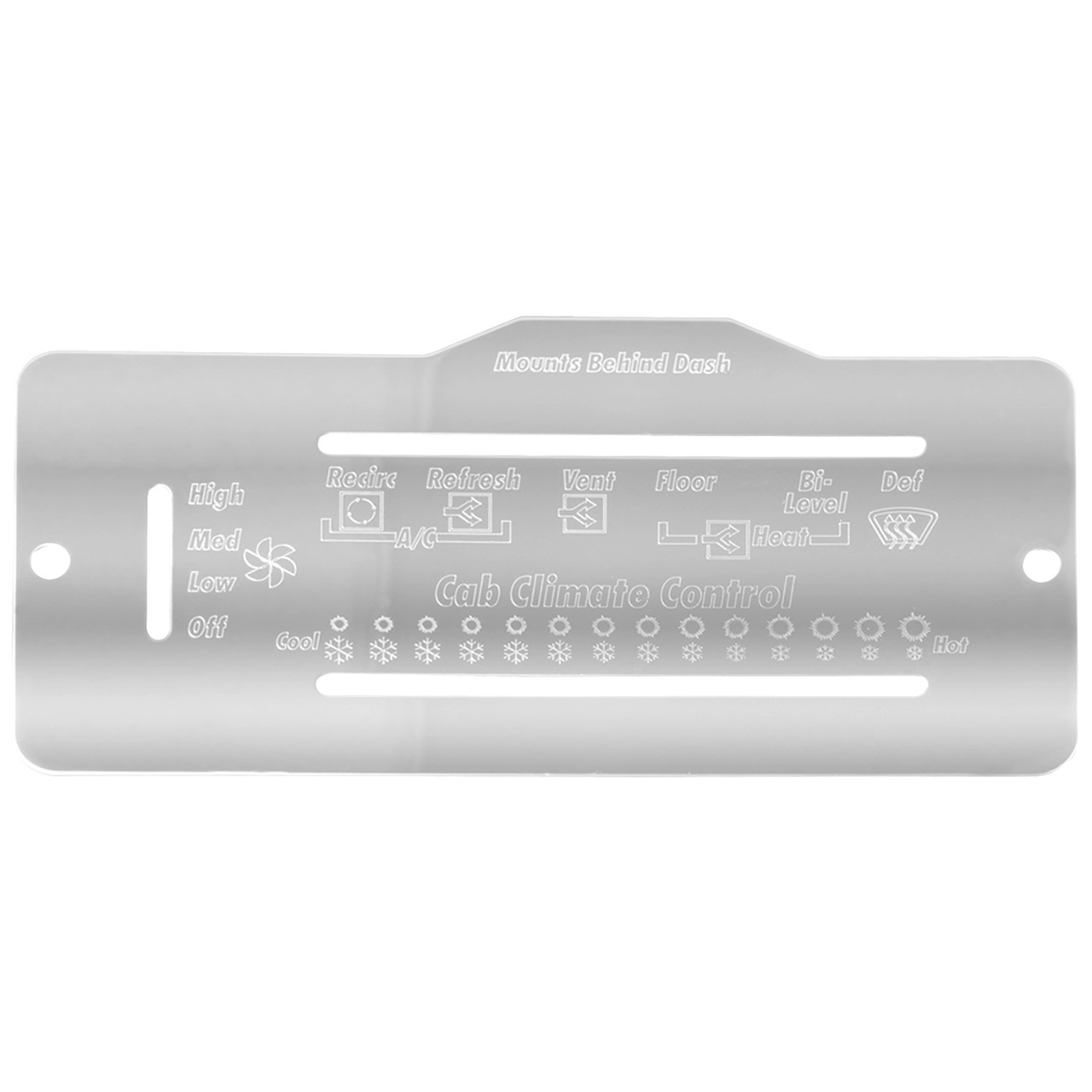A/C Plate with Slider Holes