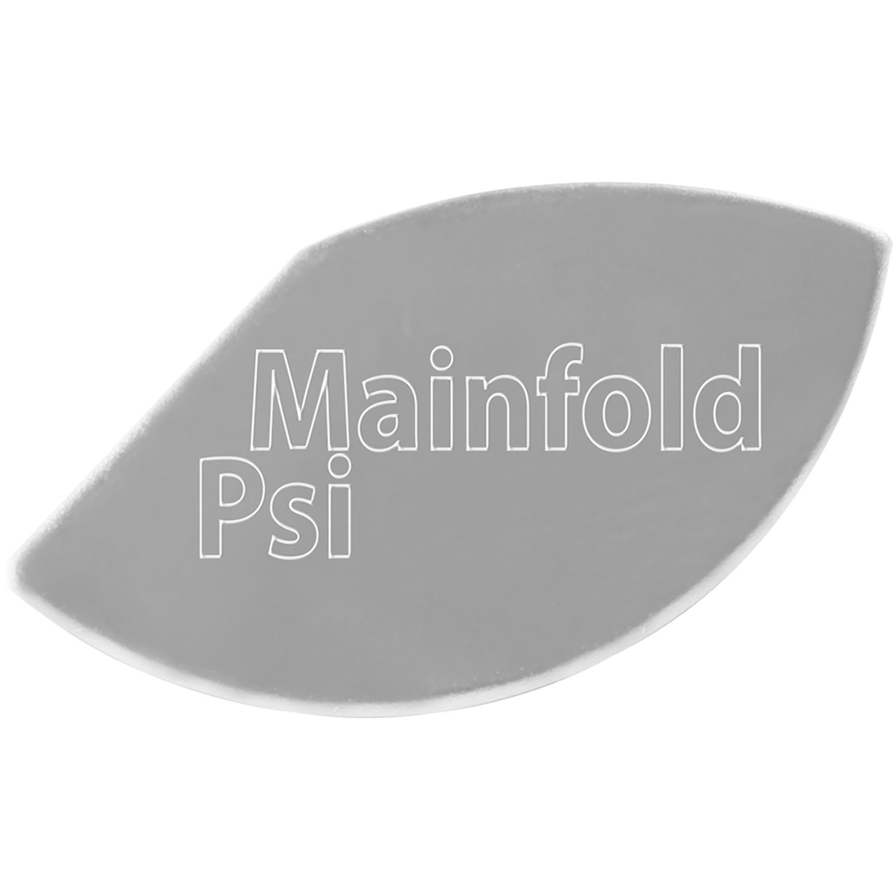 Gauge Emblem 1/3 Moon Shape Script L-P