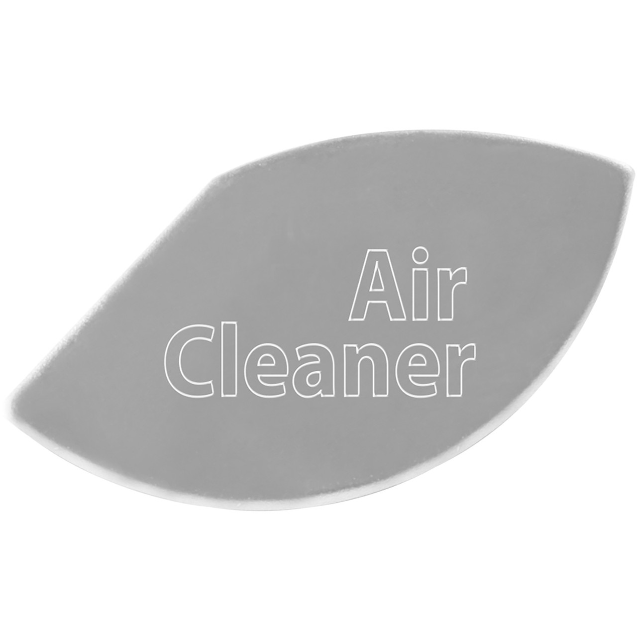 Gauge Emblem 1/3 Moon Shape Script A-F