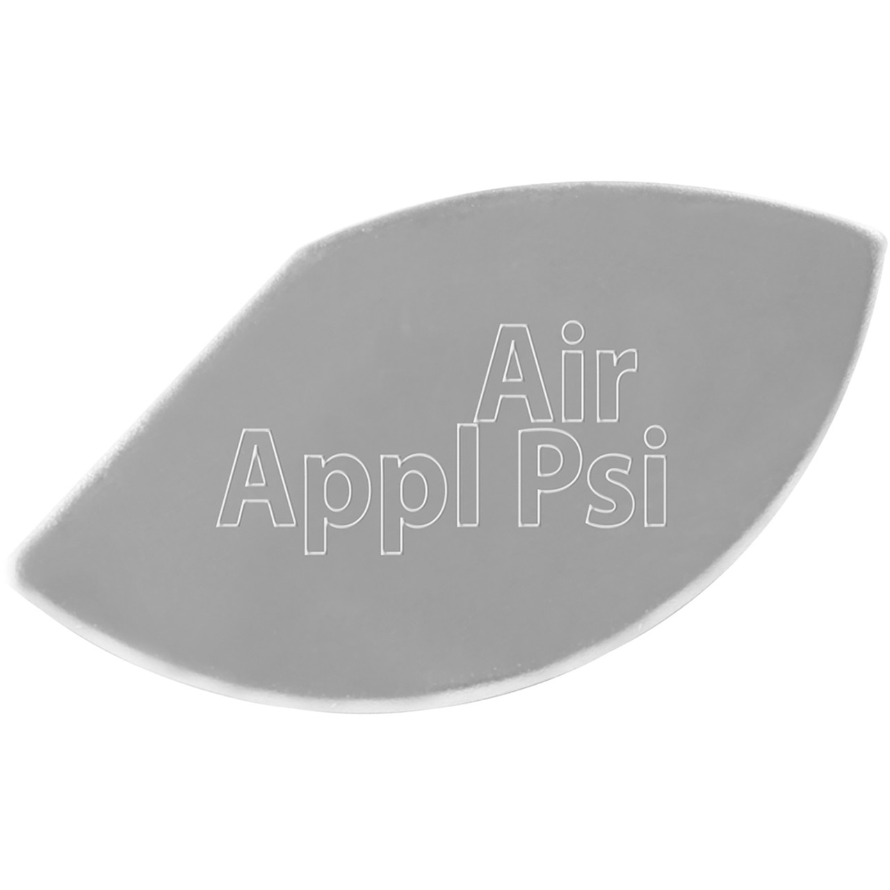 Gauge Emblem 1/3 Moon Shape Script A-F