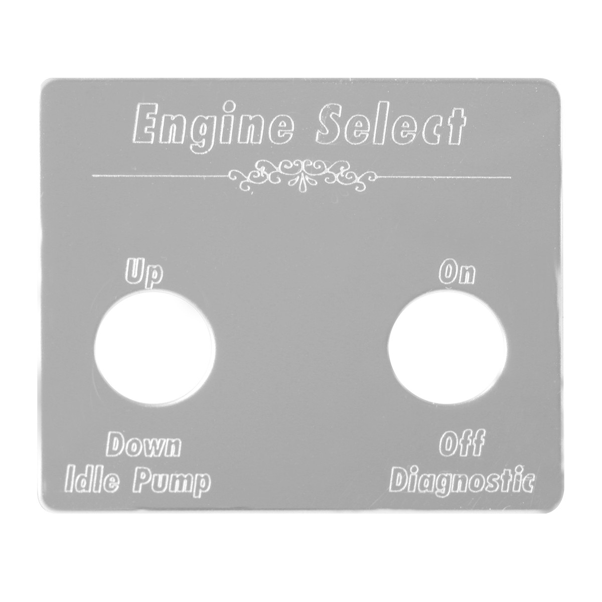 Switch Plate for Engine Select