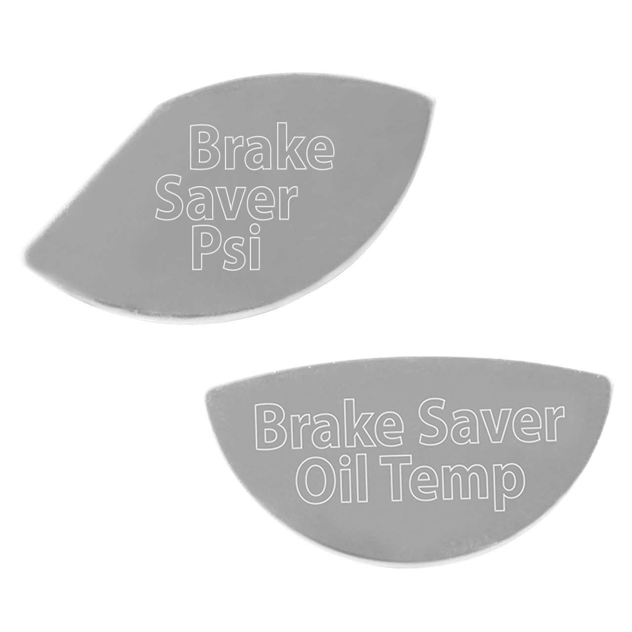 Gauge Emblem Set Brake Saver Air PSI & Oil Temperature