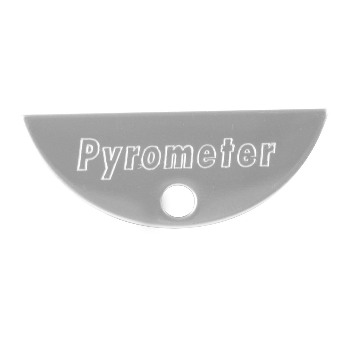 Gauge Emblem 1/2 Moon Shape Script P-W