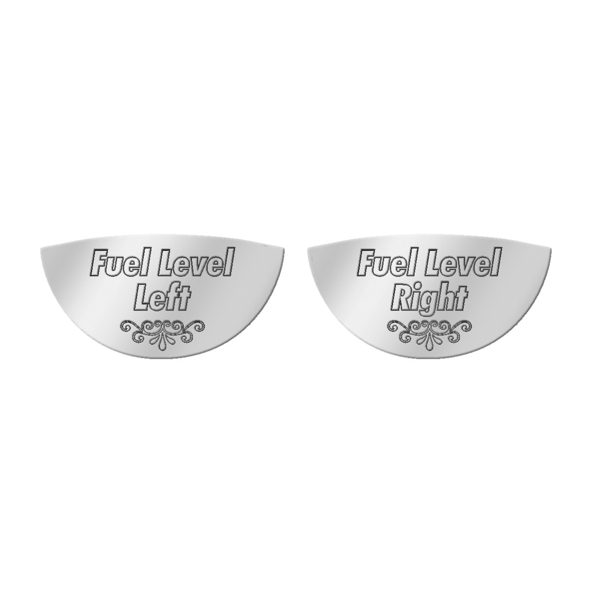 Gauge Emblem Fuel Left and Fuel Right Set