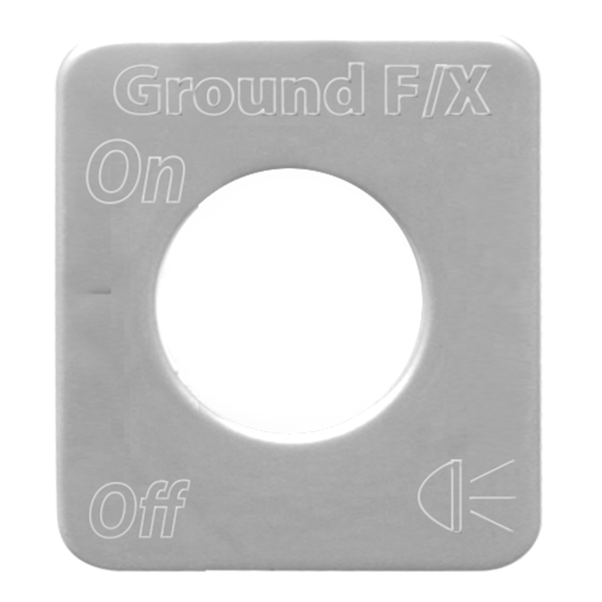 Small Switch Plate Script F-H